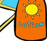 sun lotion
