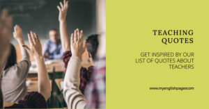 Inspiring Teachers and Teaching Quotes