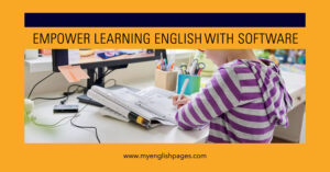 Banner for Top Free English Learning Software for ESL Teachers - The post lists amazing Free Educational Software to Teach English