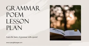 Grammar Poem Lesson Plan
