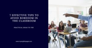 Boredom in the Classroom