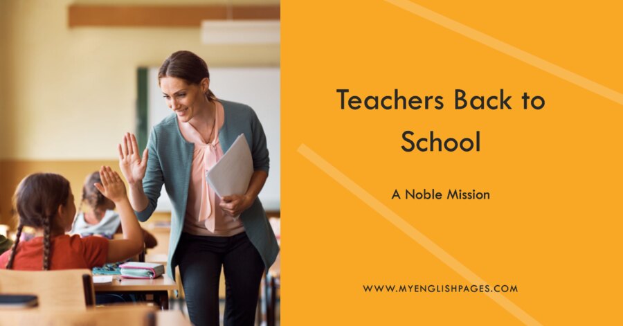 Teachers Back To School (Teachers Back to School Ideas and First Day of School Checklist for Teachers)