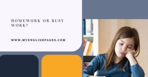 Home work or busy work?