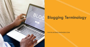 Terms used in Blogging for English Language Teachers