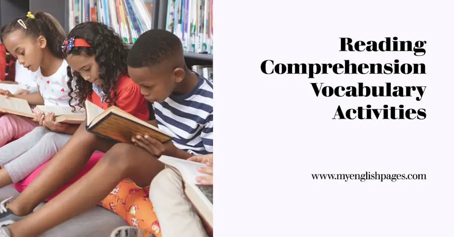 Reading Comprehension Vocabulary Activities