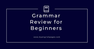 Grammar review for Beginners (Lesson Plan and Worksheet)