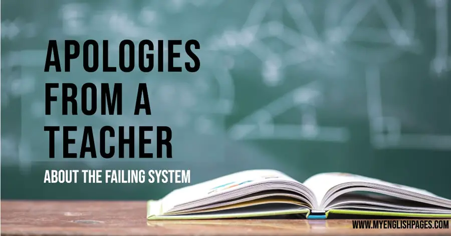 Apology from a Teacher