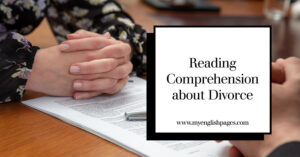 Reading Comprehension About Divorce