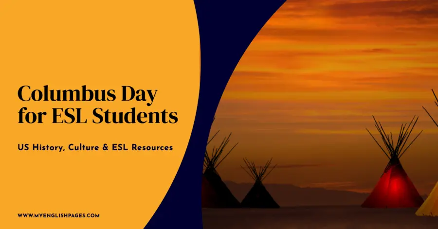 Columbus Day for ESL Students US History, Culture & ESL Resources