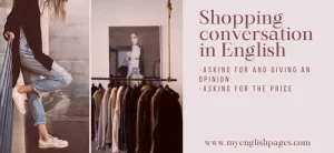 Shopping conversation in English(1)