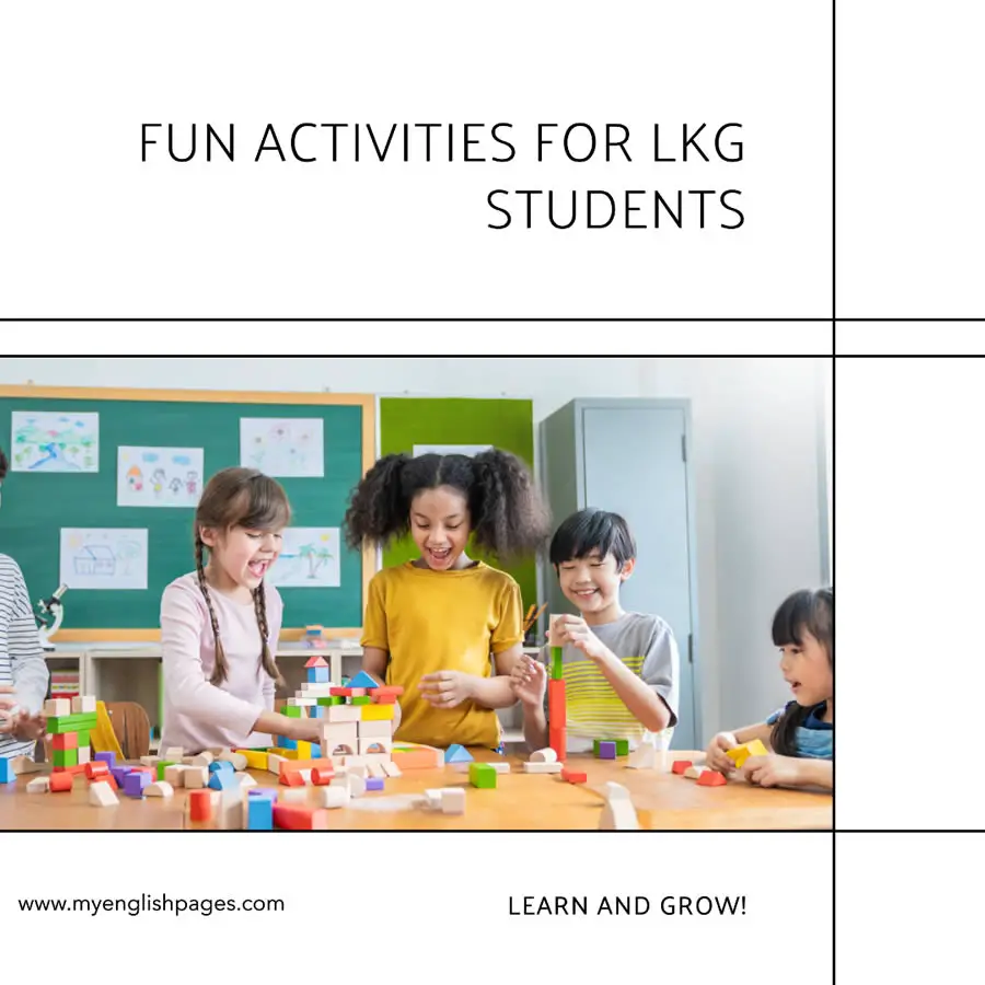 Activities for LKG Students 