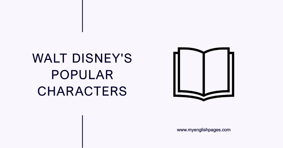 Walt Disney's Popular Characters
