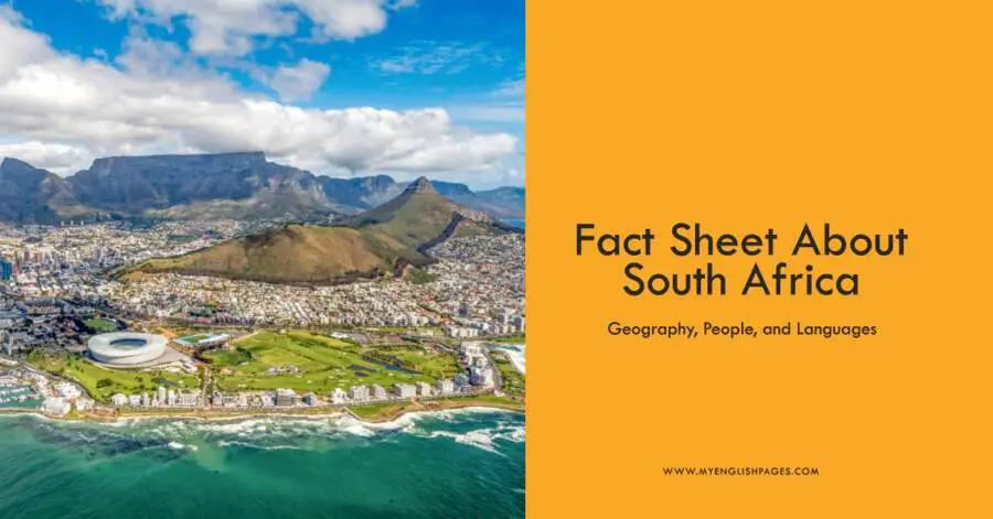Fact Sheet About South Africa