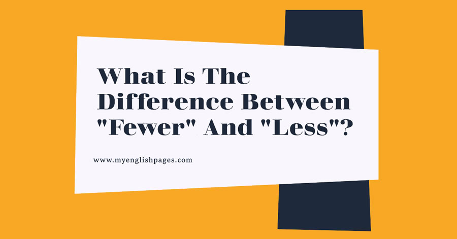 Fewer or less