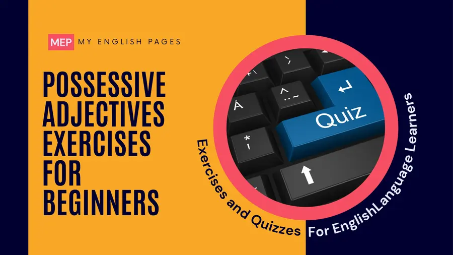 Possessive Adjectives Exercises with Answers for Beginners