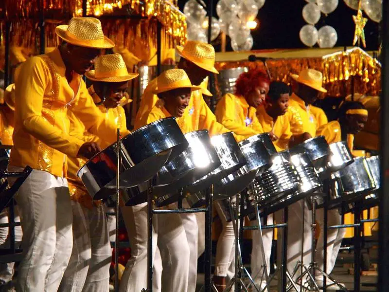 Steelpan Drum- An instrument at Trinidad and Tobago Carnival