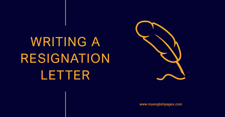 Writing A Resignation Letter