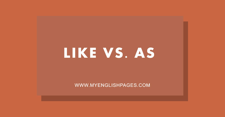 Like and as difference