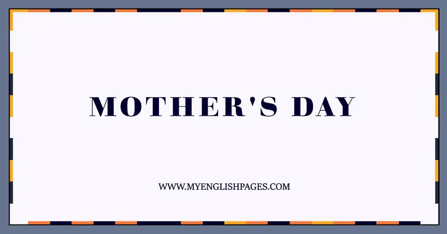 Mother's Day Celebration (Reading Comprehension)