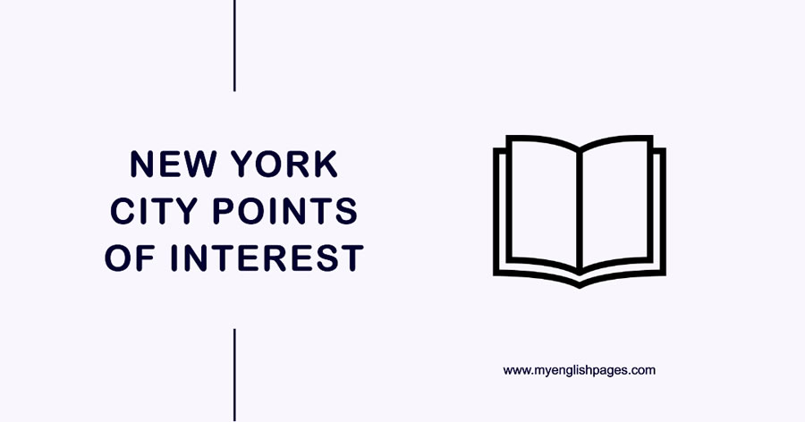 New York City Points of Interest (Reading Comprehension)