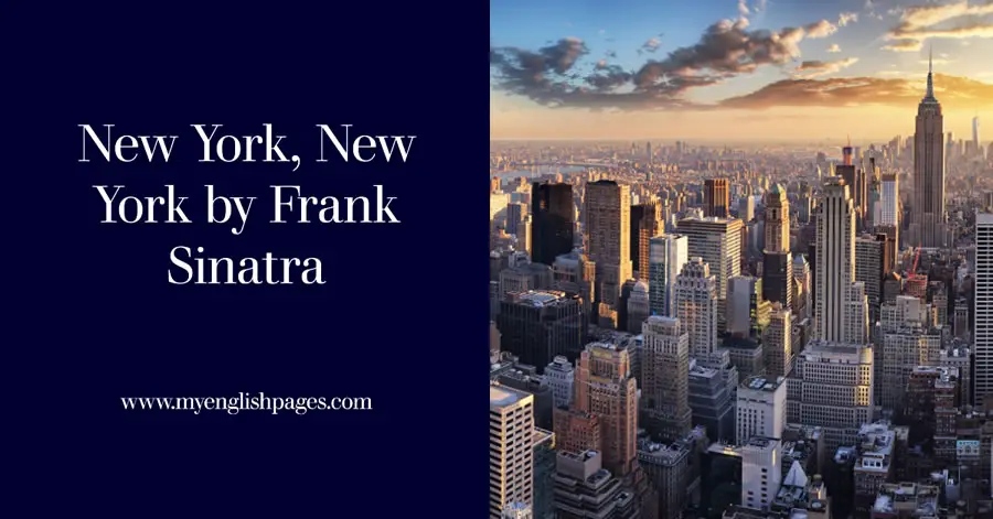 New York, New York by Frank Sinatra - Lyrics and Listening Activity