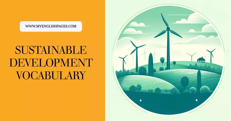 Sustainable Development Vocabulary List
