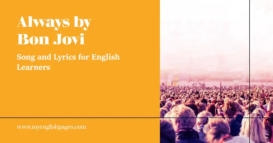 Always by Bon Jovi - Listening Activity Based on the Lyrics of the Song