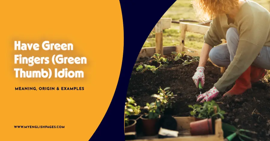 Have Green Fingers (Green Thumb) Idiom Meaning, Origin & Examples