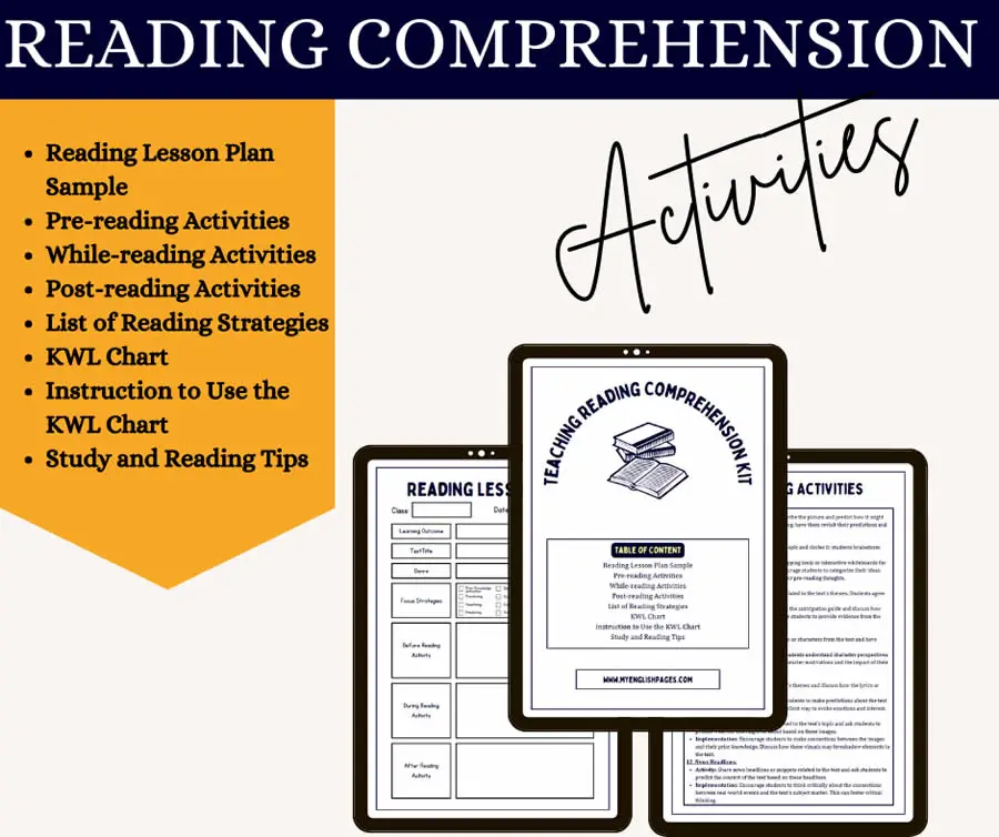 Reading Comprehension Activities PDF - 16 Pages of Engaging Lesson Plans and Strategies - Image 3