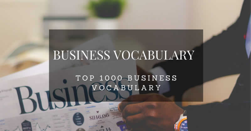 Top 1000 Business English Vocabulary