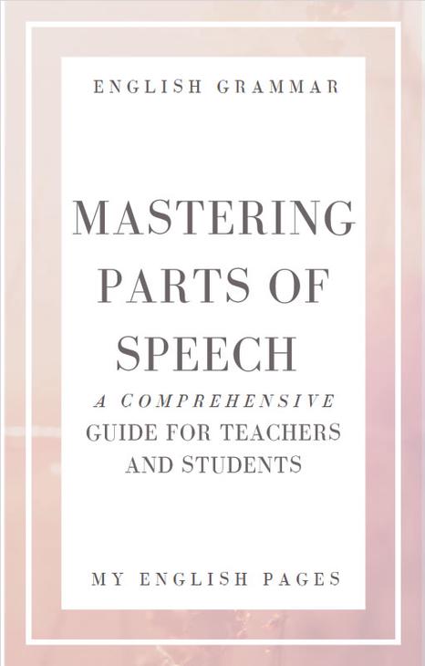 Parts Of Speech eBook