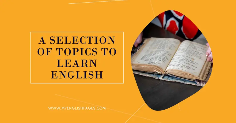 Selection of Topics to Learn English