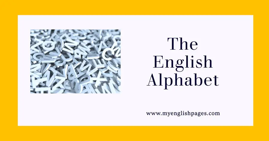 The Alphabet in English Language