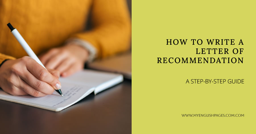 How to Write a Letter of Recommendation in English