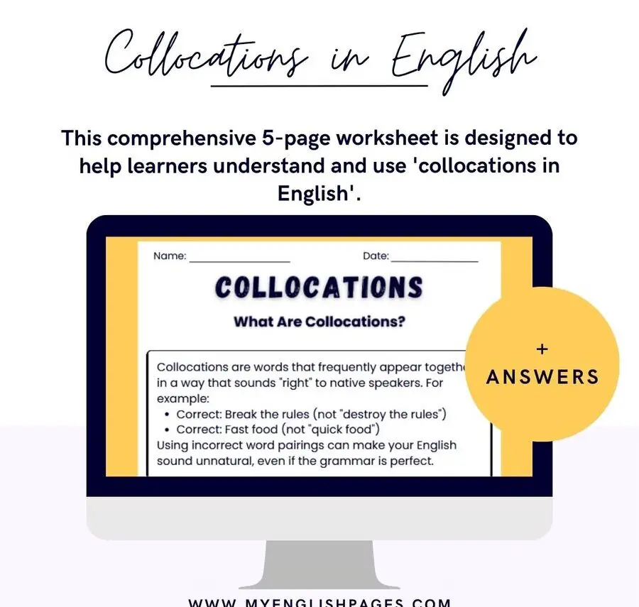 Collocation Worksheet