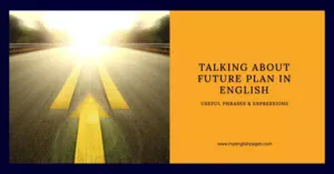 Talking About Future Plans