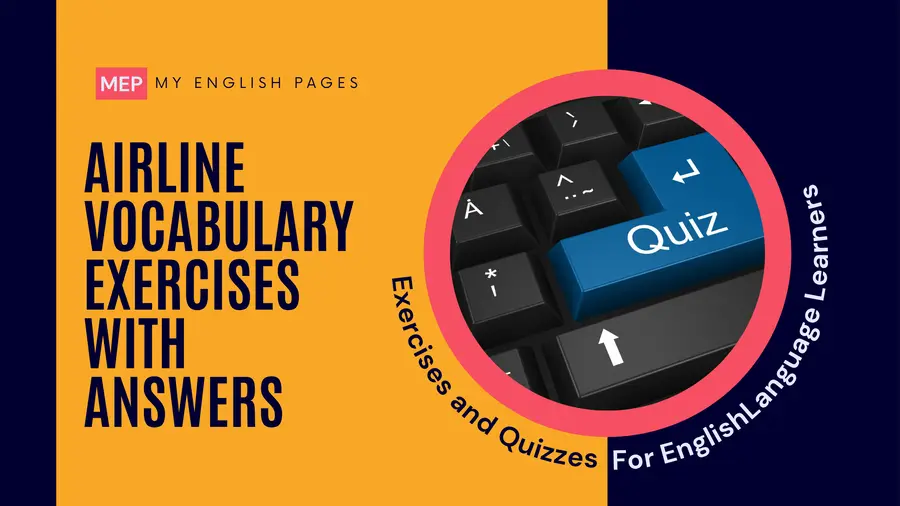 Airline Vocabulary Exercises with Answers