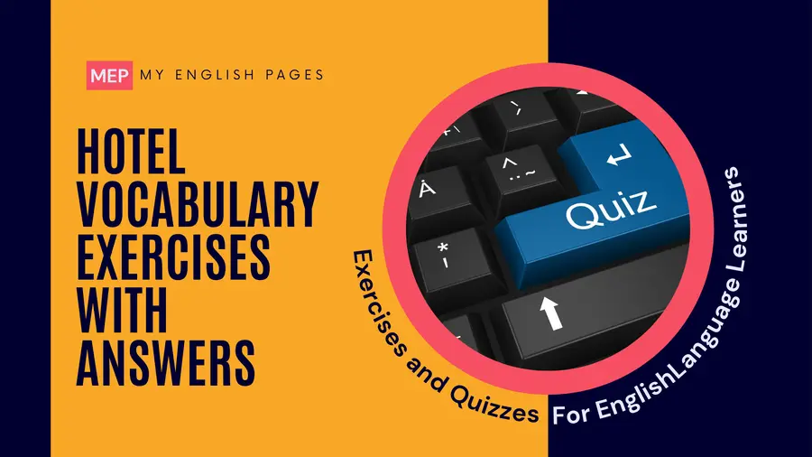 Hotel Vocabulary Exercises with Answers