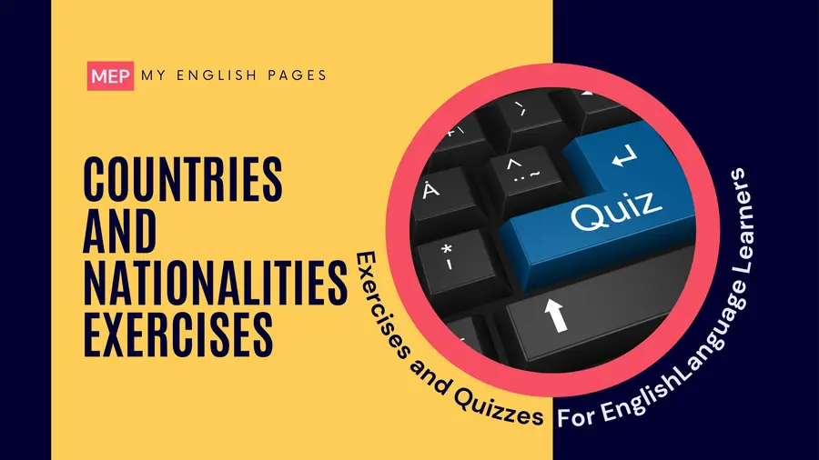 Countries and Nationalities Worksheet With Answers