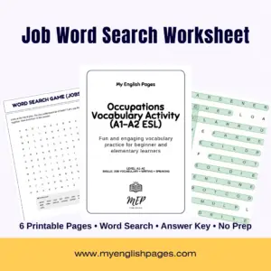 Jobs Word Search Worksheet Mocup (Cover)